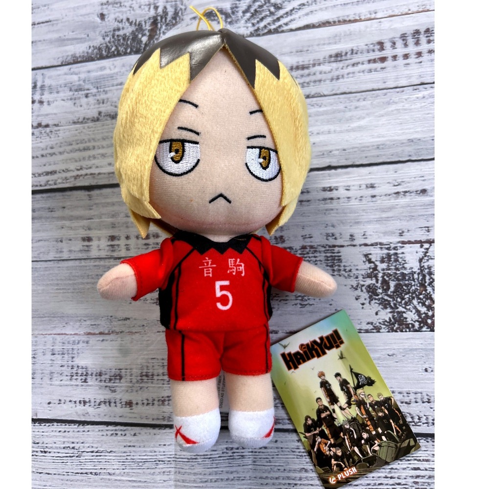 Great Eastern Haikyuu Kenma Kozume Plush Kids Red Nekoma Uniform 8 Inch OS